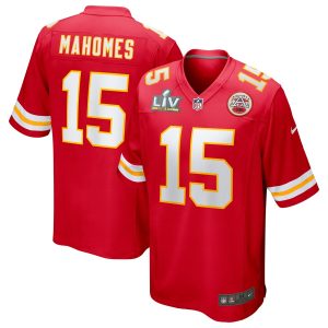 Maillot NFL Kansas City Chiefs Patrick Mahomes  Rouge Super Bowl LV Bound Game - Homme