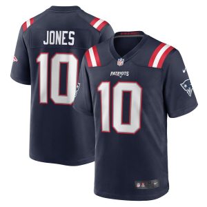 Maillot NFL New England Patriots Mac Jones  Navy 2021 NFL Draft First Round Pick Game - Homme